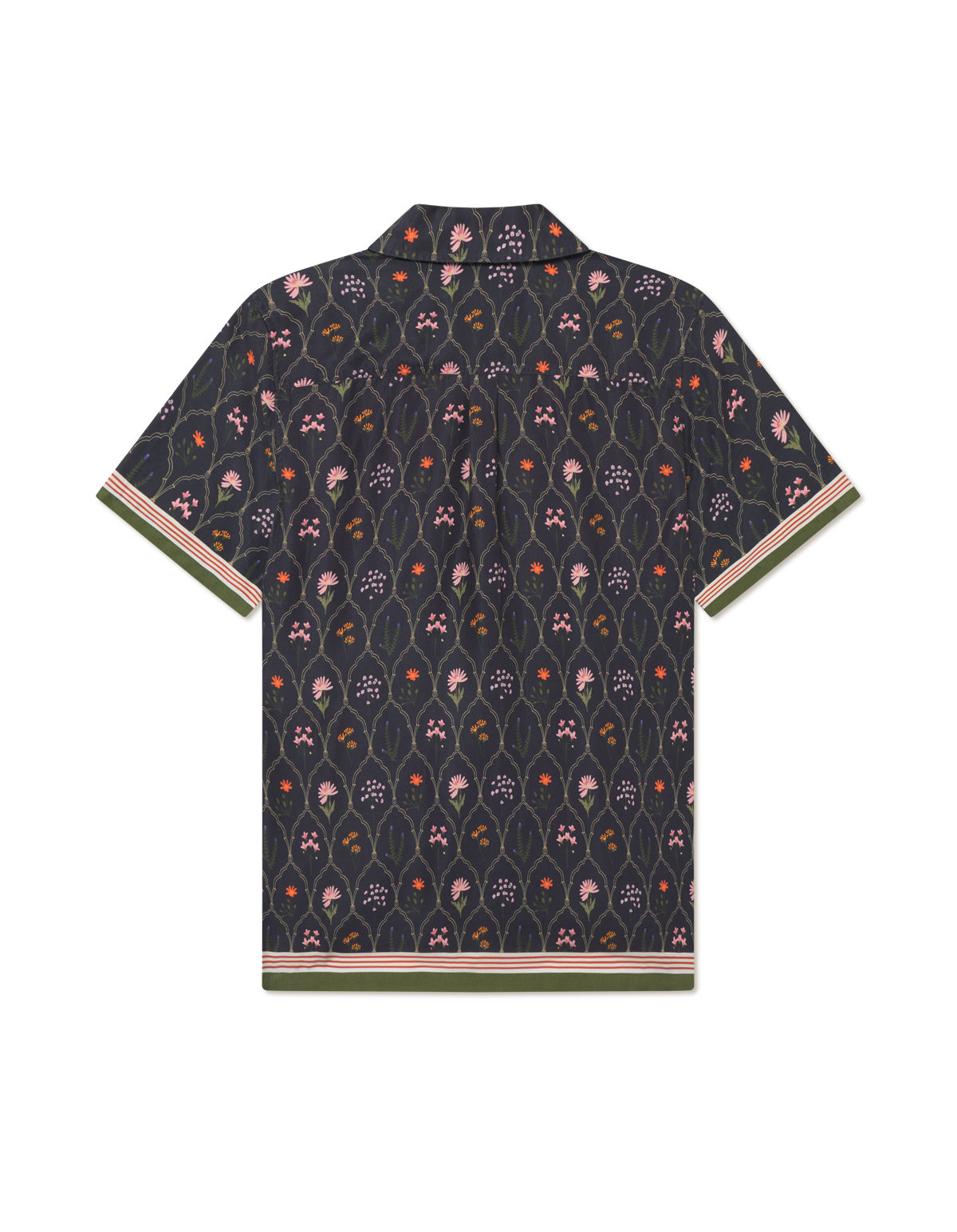 Lukas AOP Wild Flowers SS Shirt Dark Navy