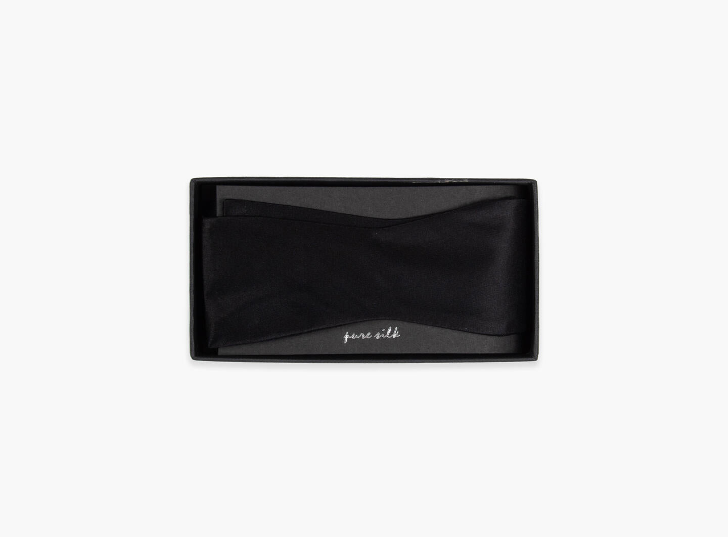 Manzini self tie Black