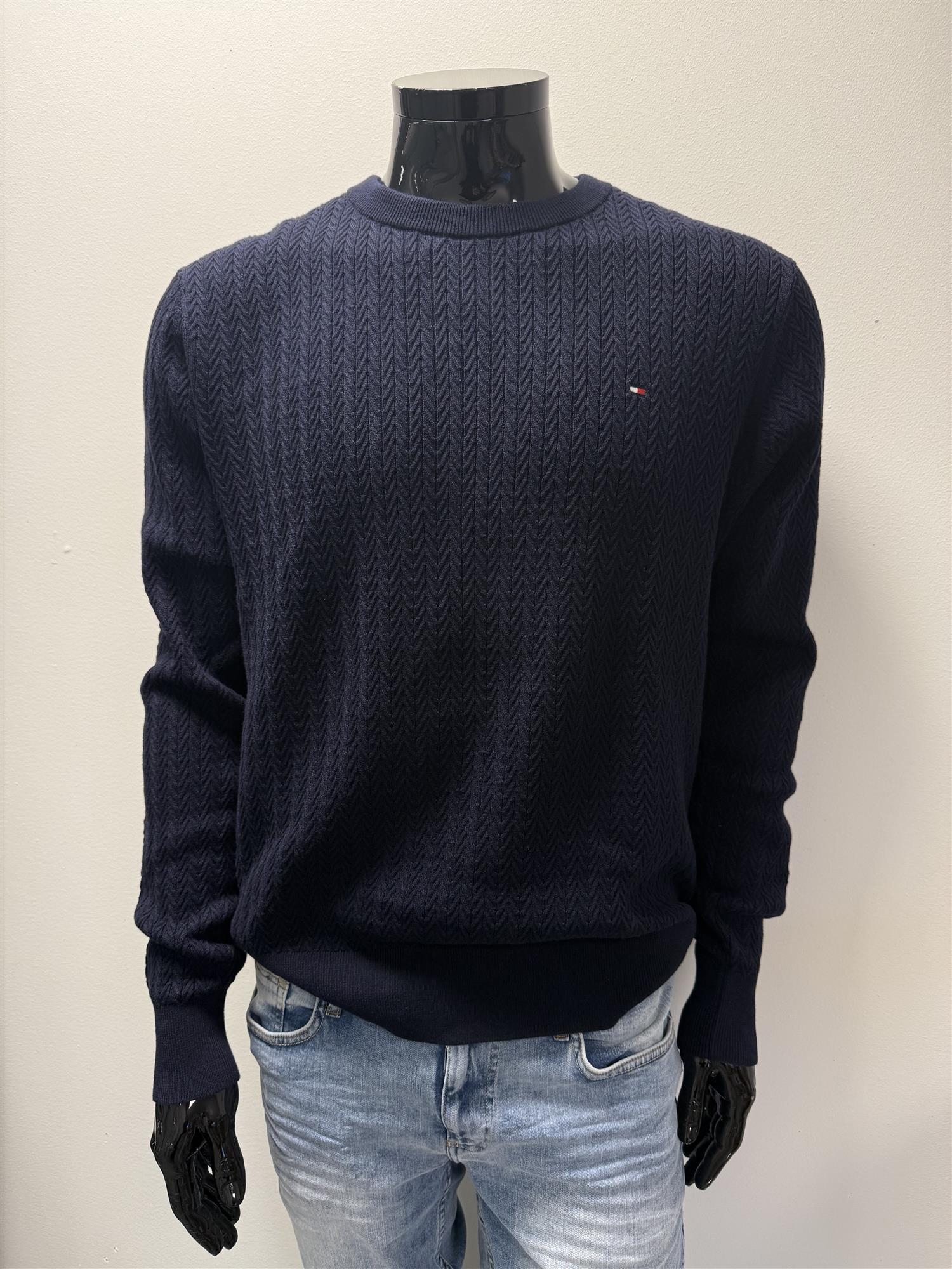 Herringbone structure c Blå