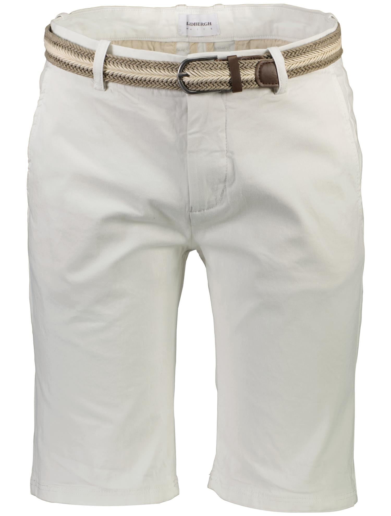 Superflex chino shorts w. belt White