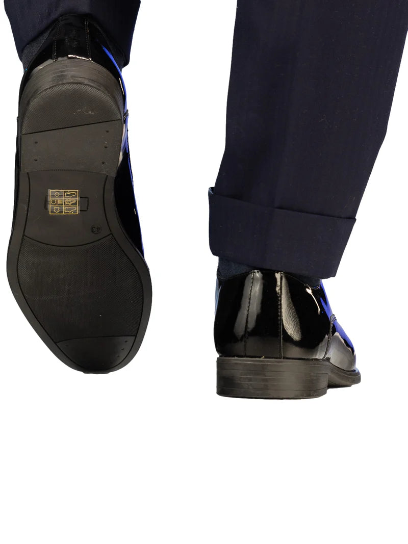 Smokingsko Bergamo Black Patent-Lakk