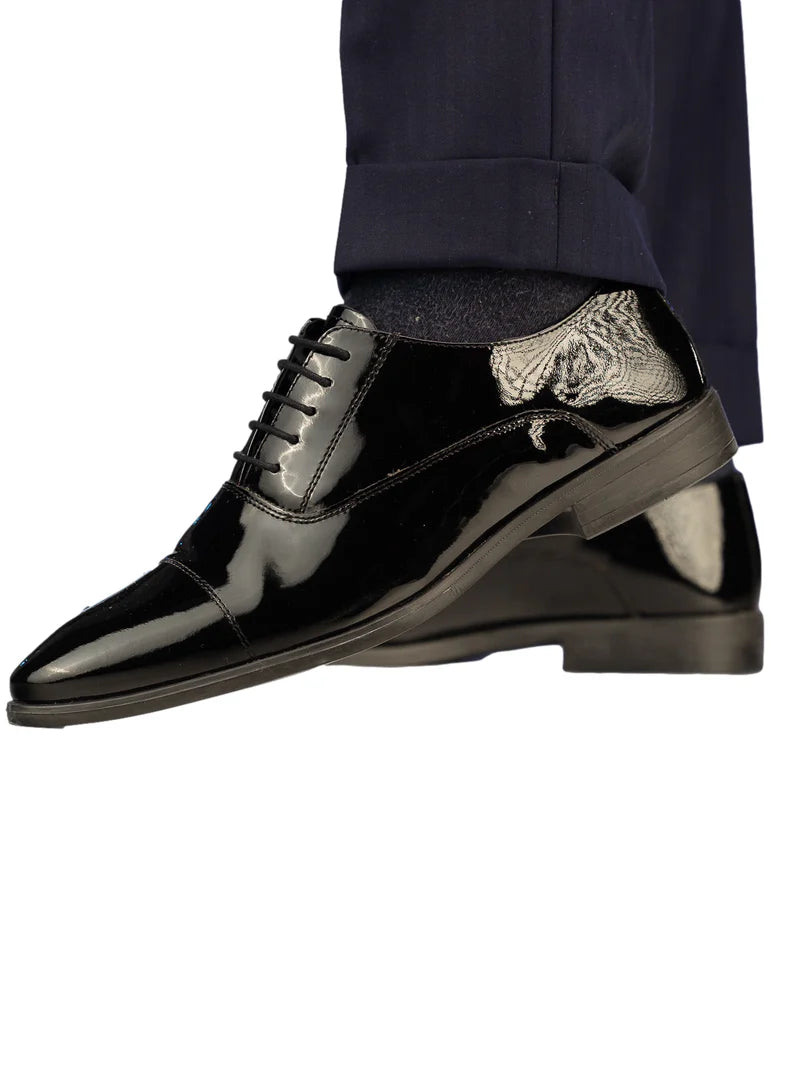 Smokingsko Bergamo Black Patent-Lakk