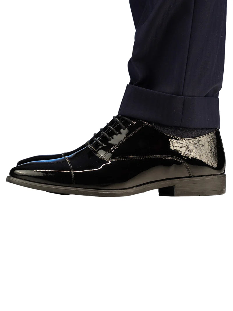 Smokingsko Bergamo Black Patent-Lakk