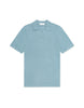 Signature Knit Polo Faded Denim Blue