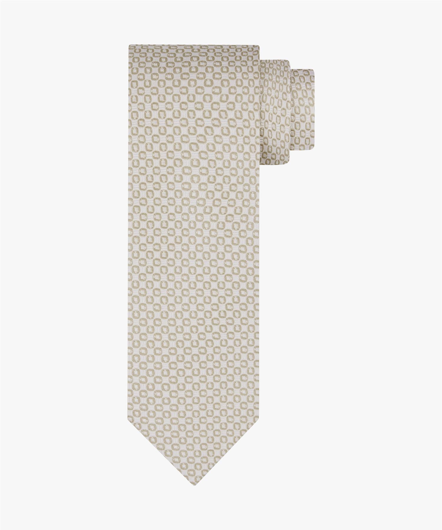 Tie silk woven Off-White