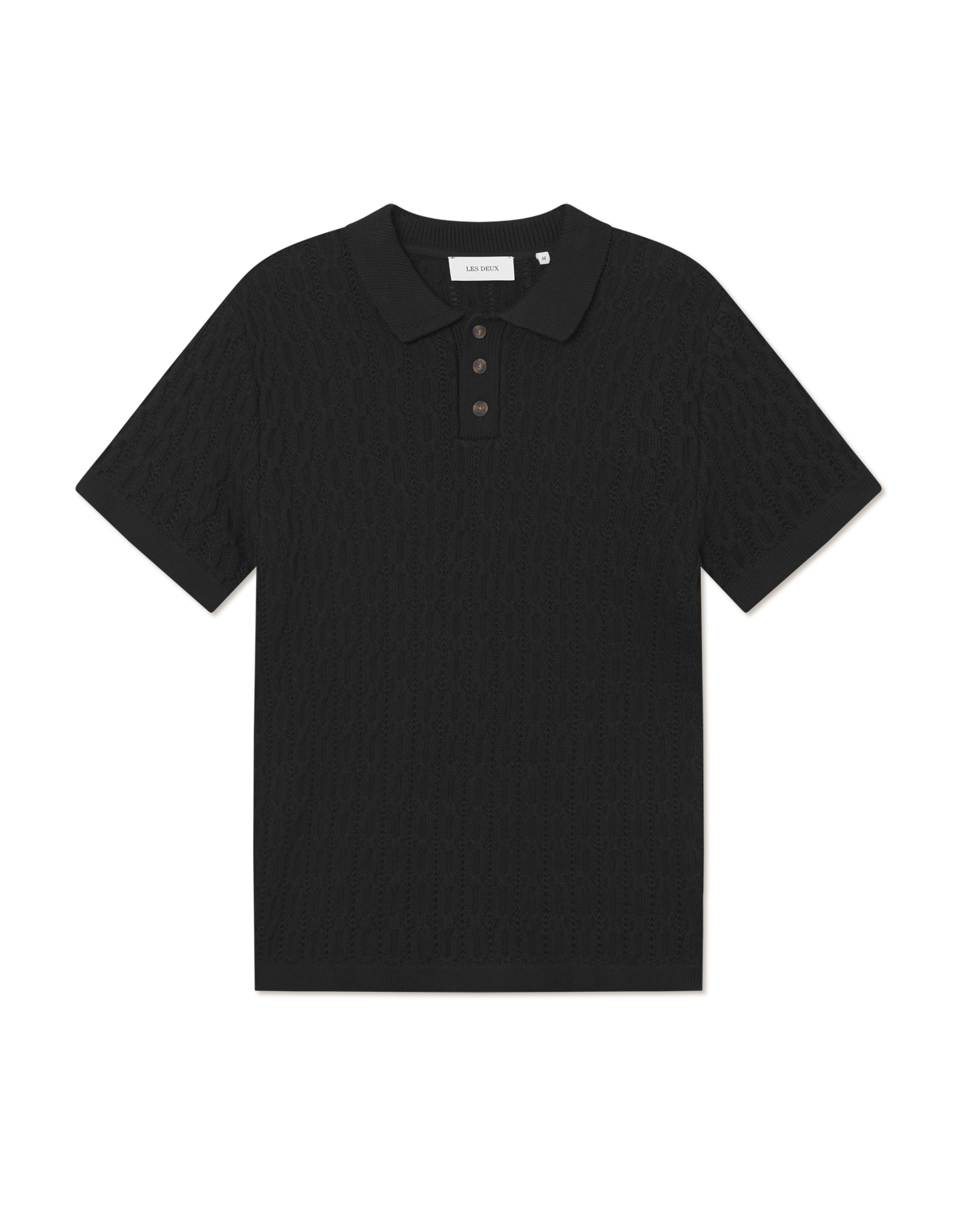 Garrett Knitted Polo Sort