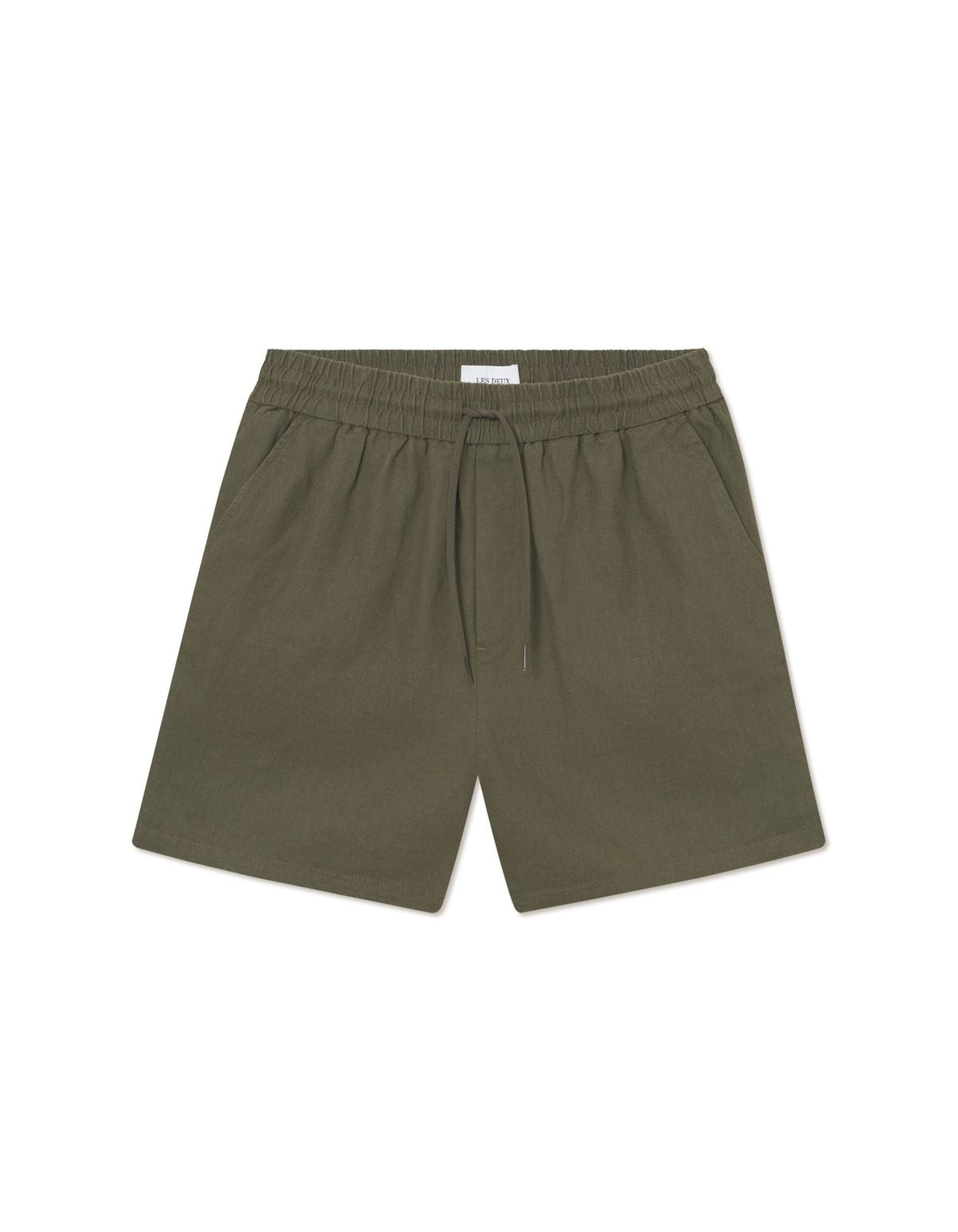 Otto Linen Shorts Olive Night