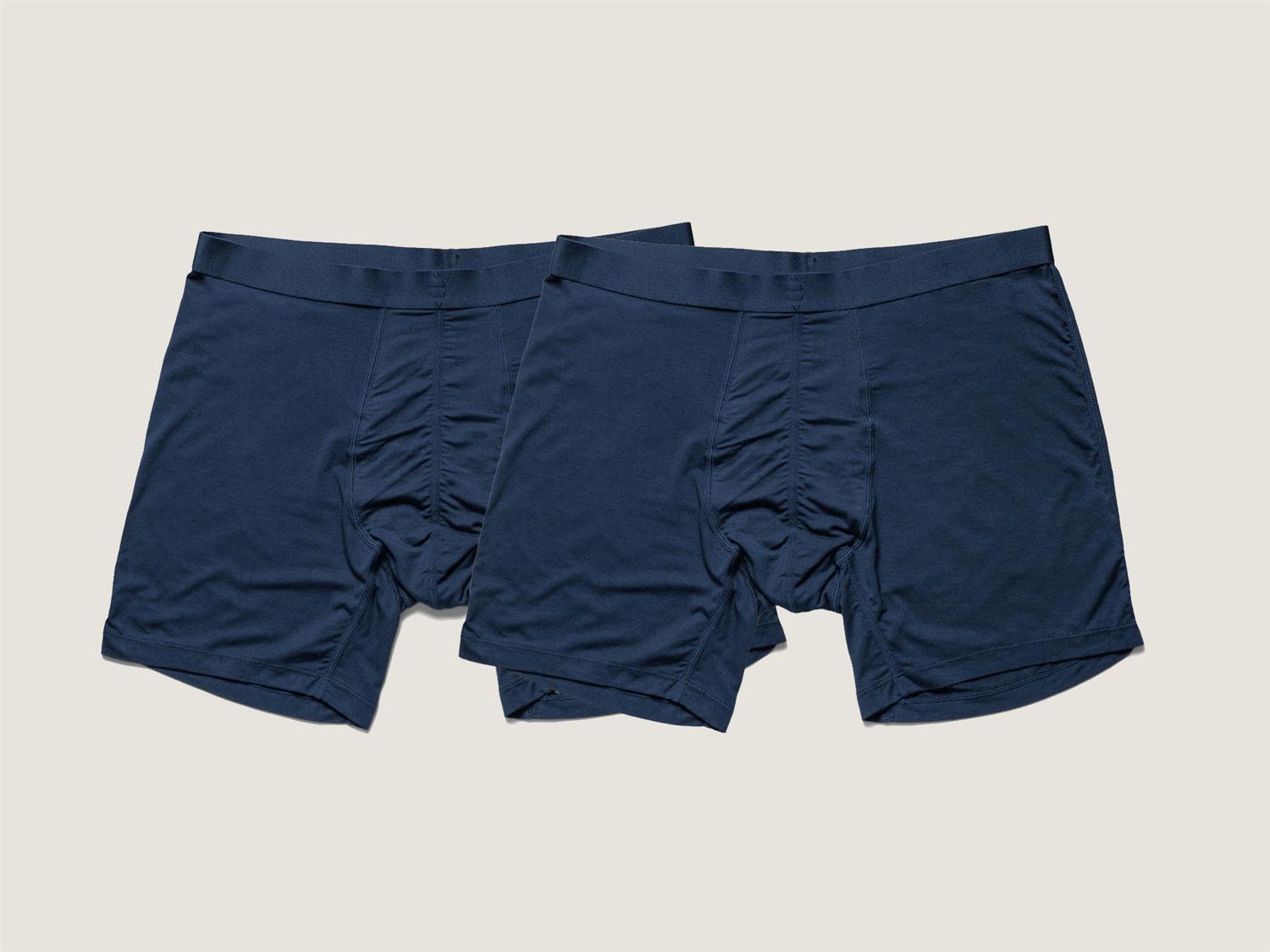 2pk Lyocell Pouch Boxer Navy