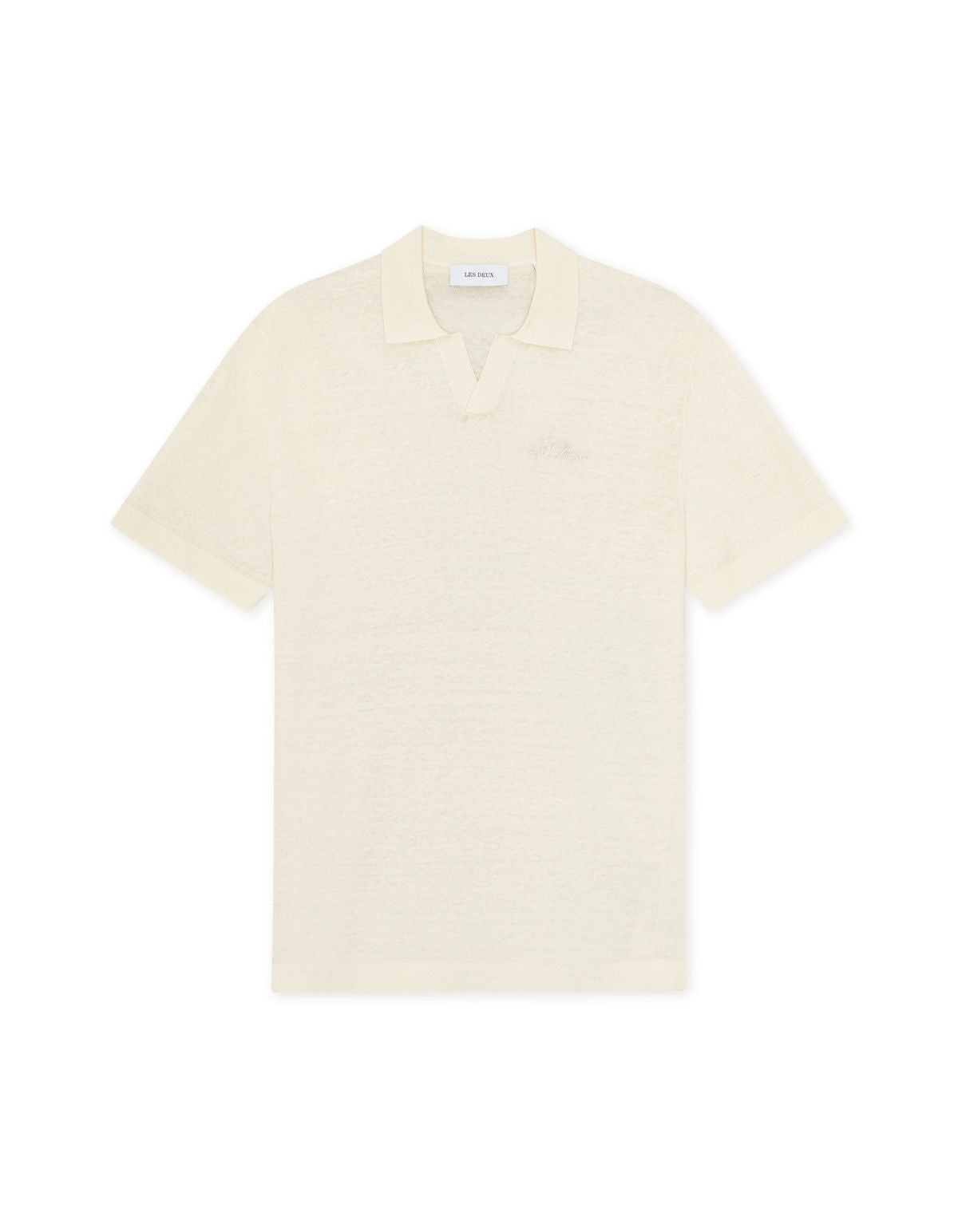 Signature Knit Polo Eggnog White