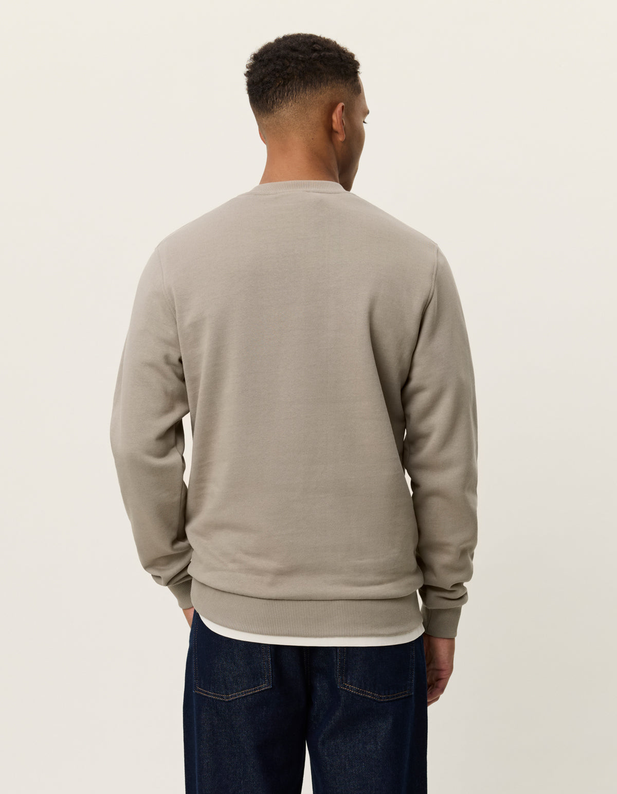 Norregaard sweatshirt Laurel Oak Sand