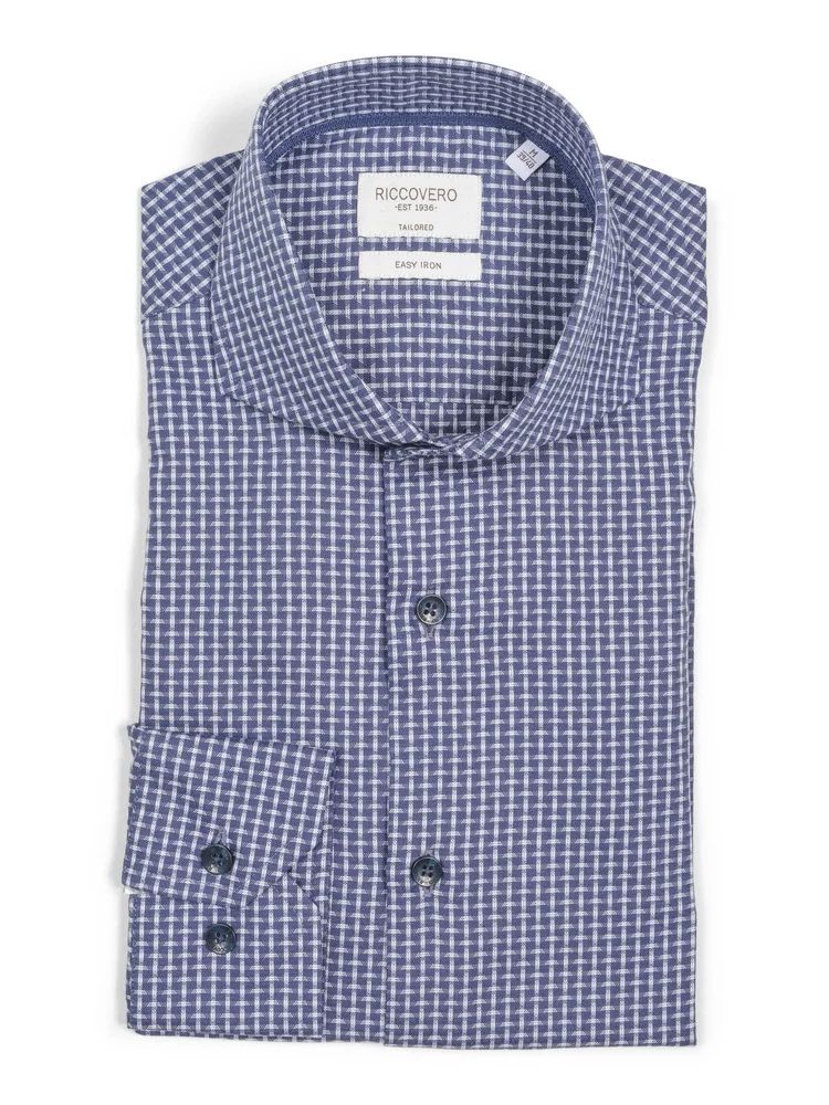Chris Tailor Blue W/White