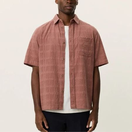Charlie ss shirt Cognac Red