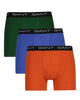 3-Pakning Boksershorts Deep Orange