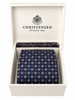 Tie & Pocket Square Box Set Navy/Brown