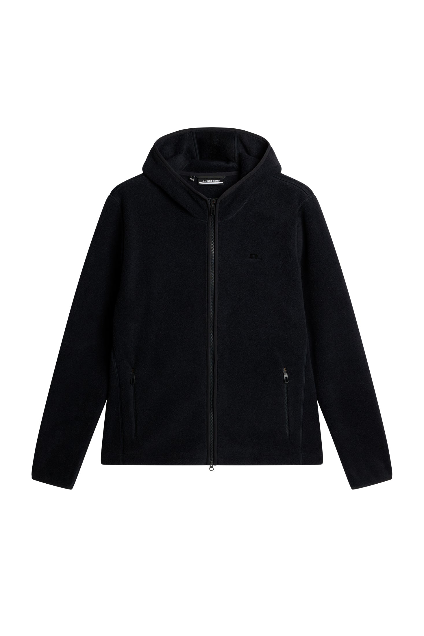 Seymor fleece zip hood Black