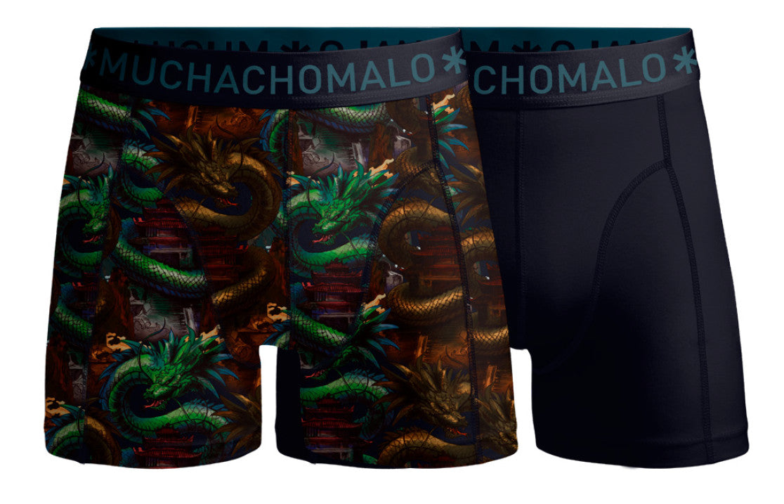 Dragon 01 2pk Boxer C/m Print/Solid