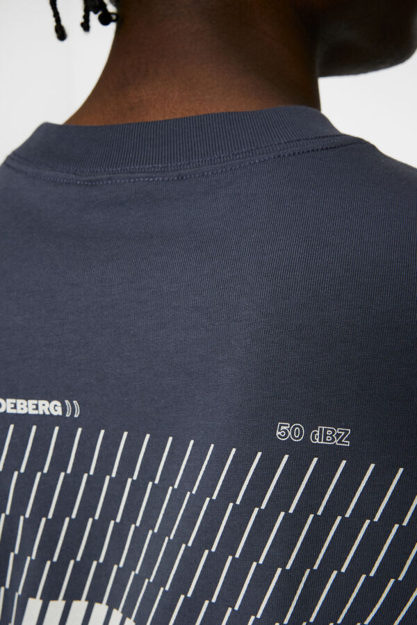 Hale Seasonal Print T-shirt Ombre Blue