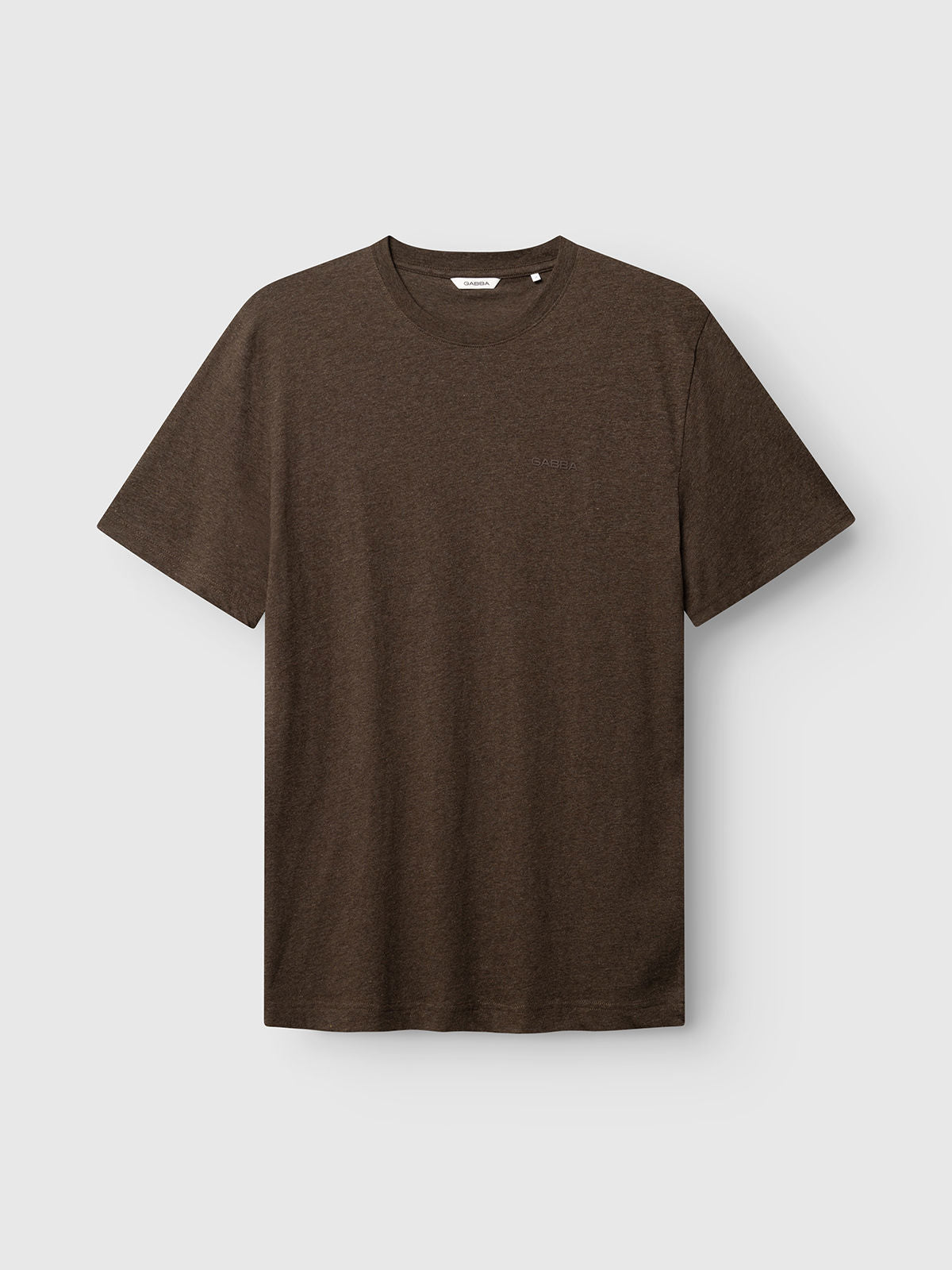 Gabdune Melange New Sst-Shirt Brown Slate