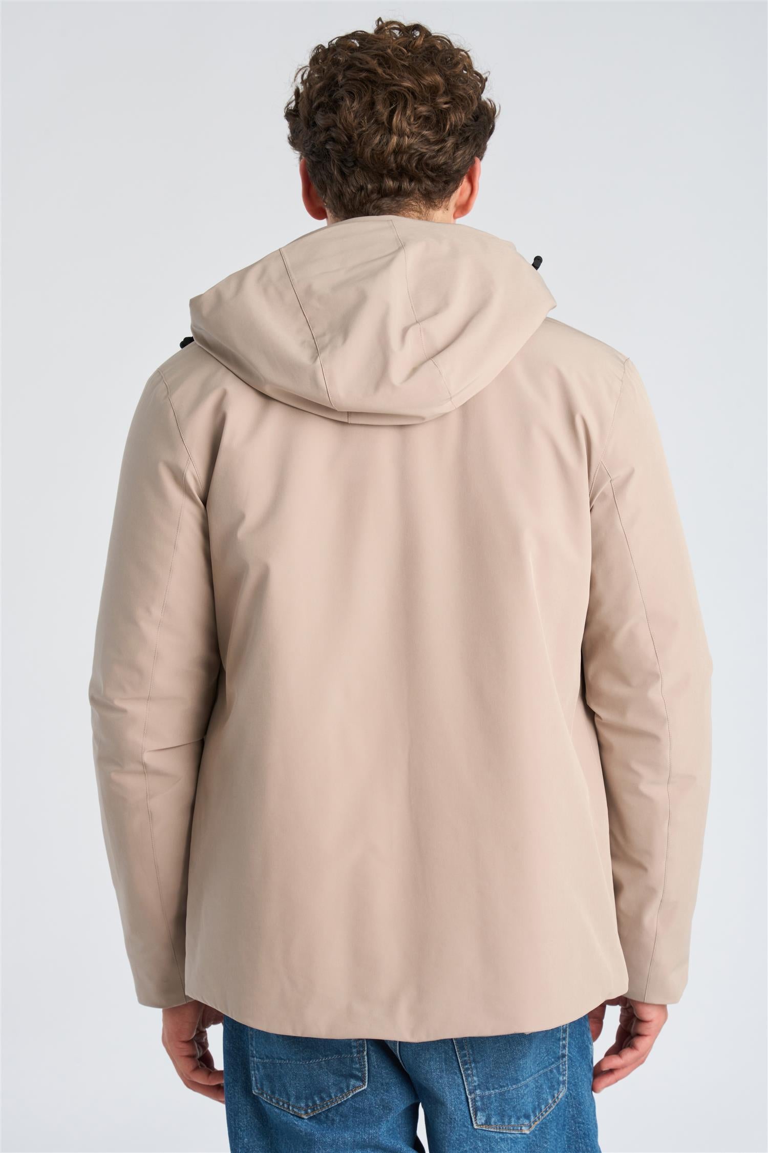 Short Parka Jacket Stone