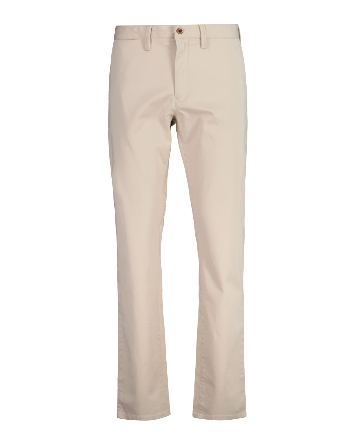 Slim twill chinos Putty