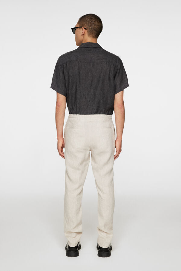 Soren Drape Linen Pants Moonbeam