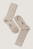 Cotton Crew Sock Beige