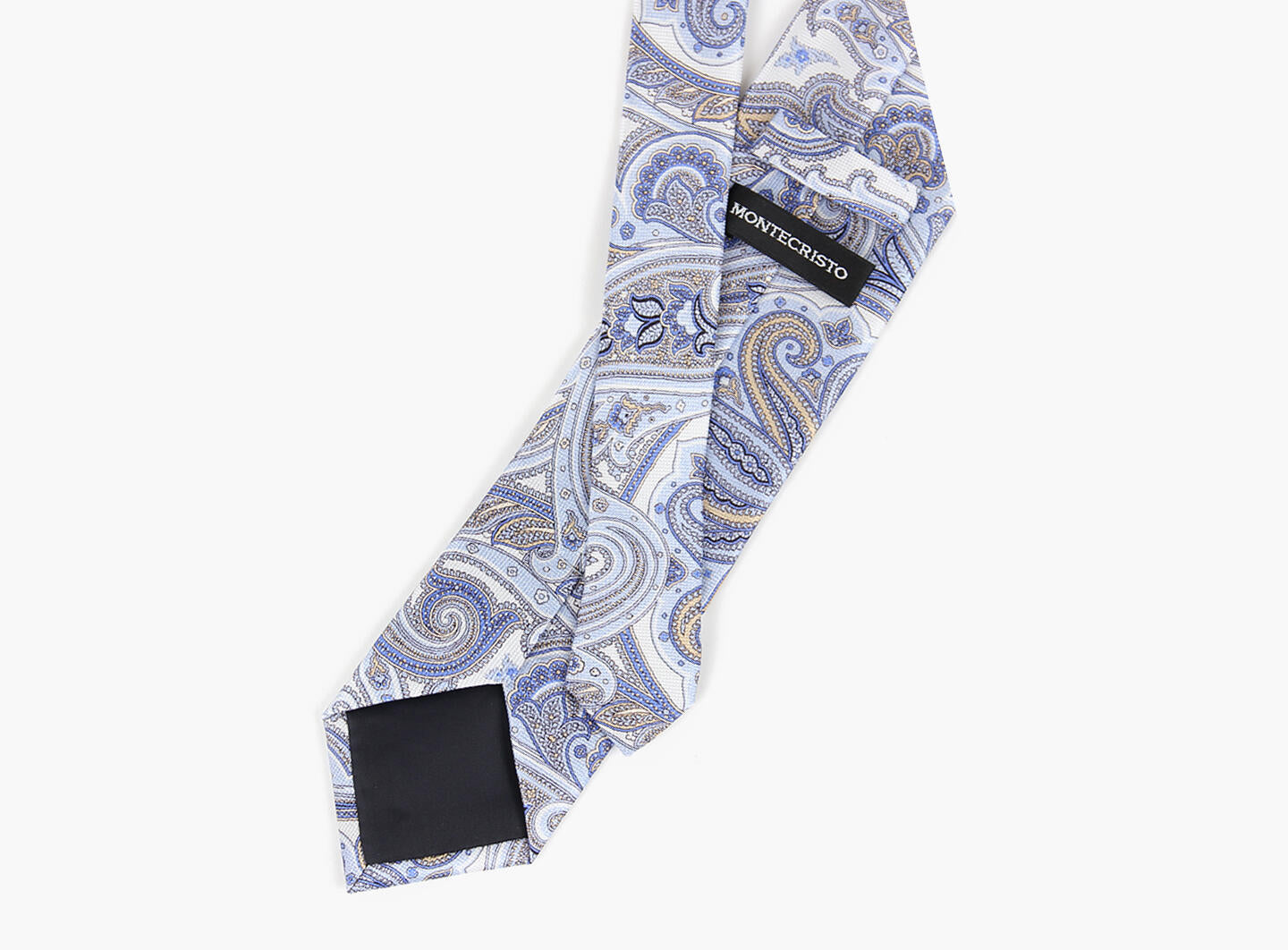 Montecristo 100% silk tie Light Blue
