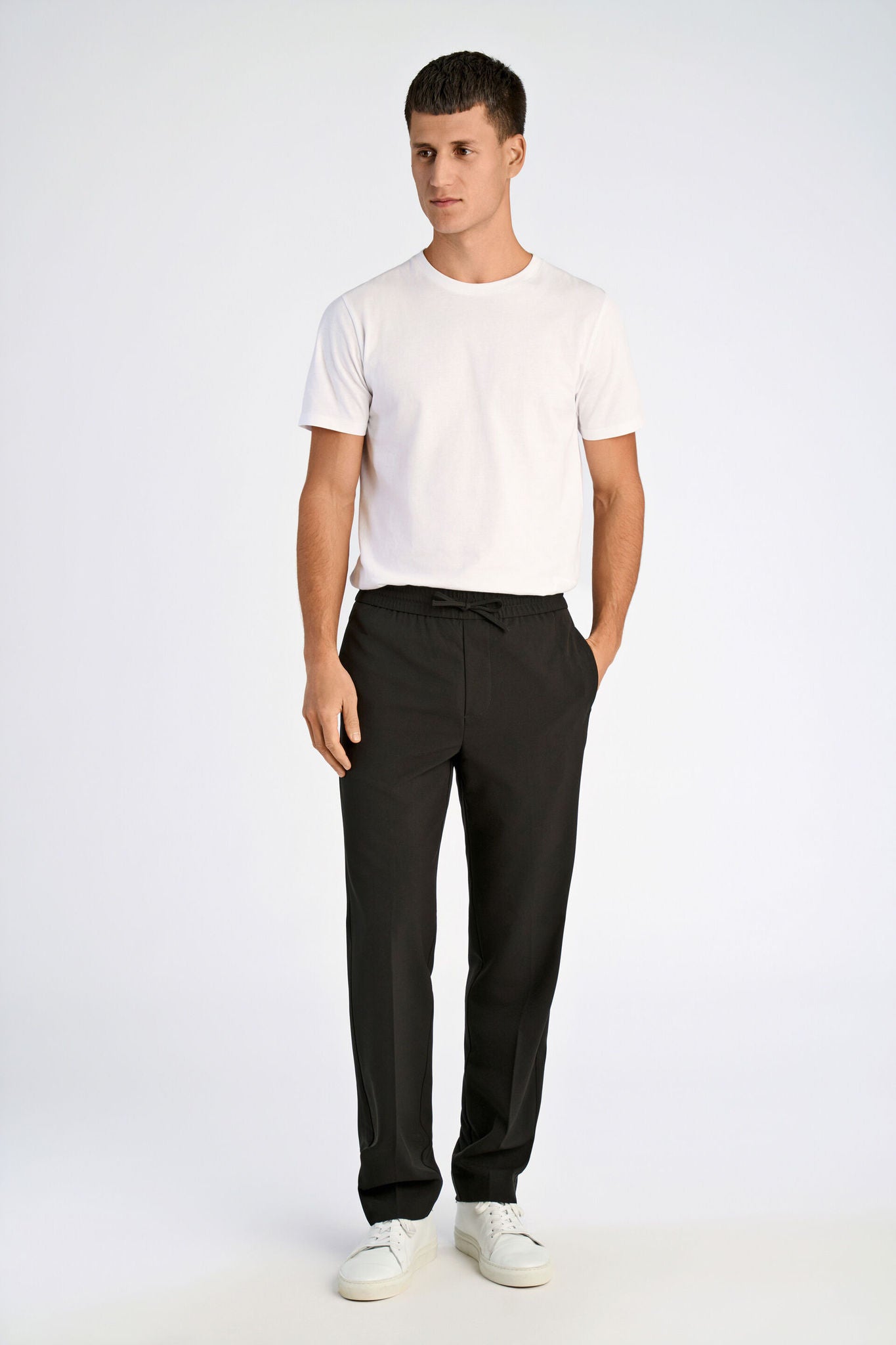 Relaxed fit pants Black