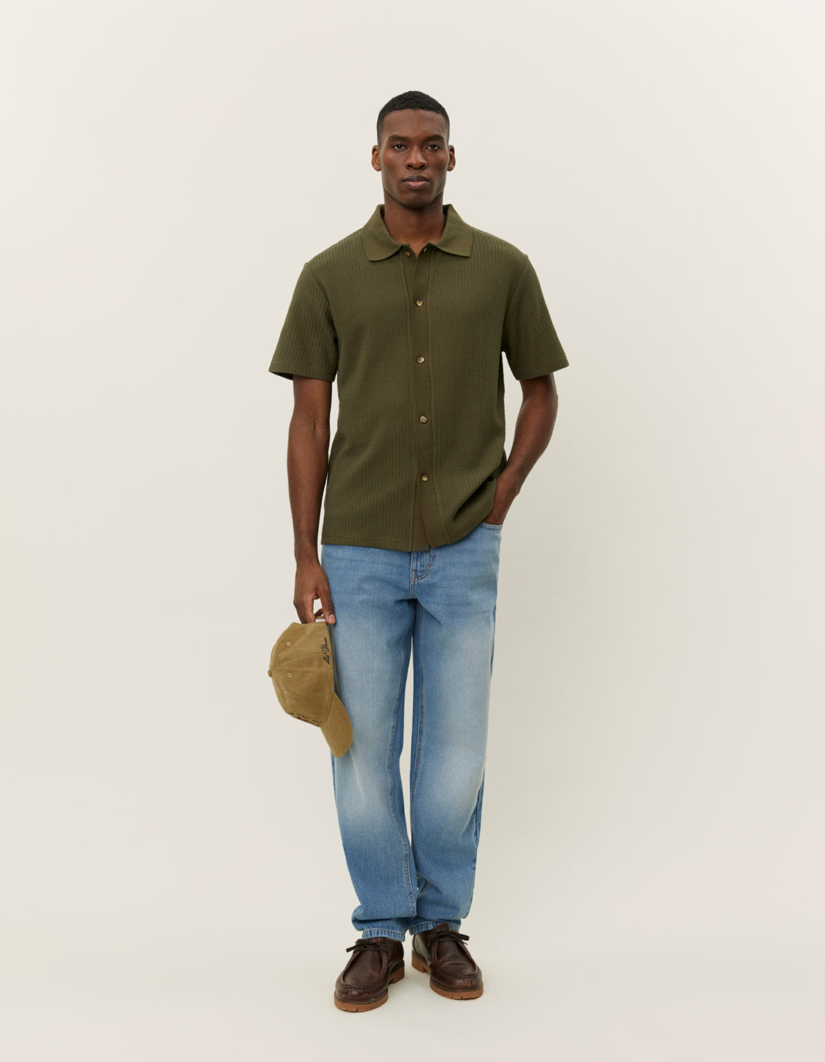 Axel SS Shirt Olive Night