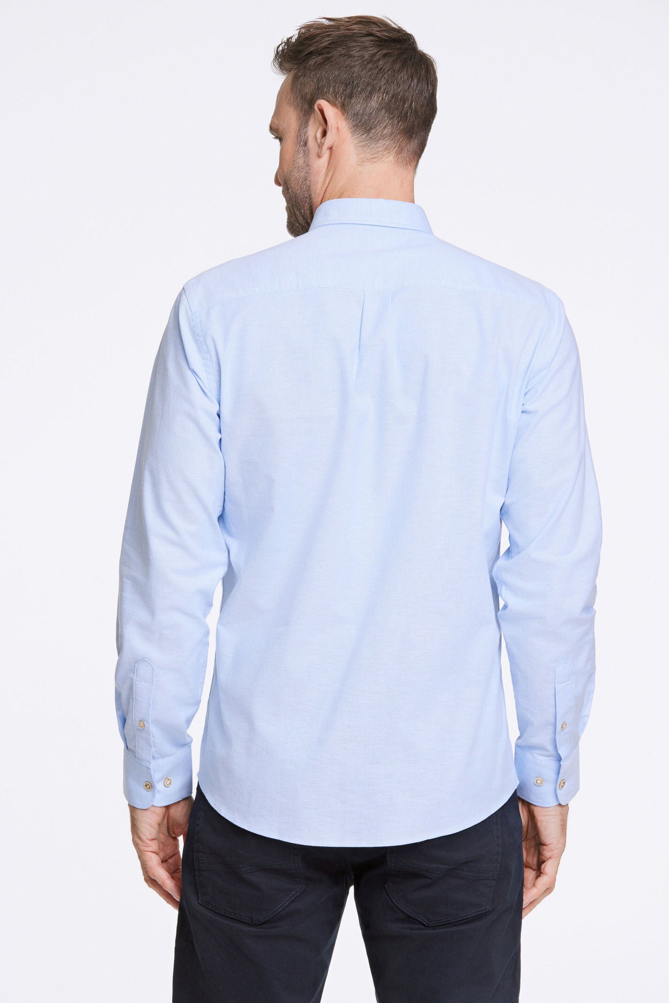 Oxford superflex shirt L/S Lyseblå