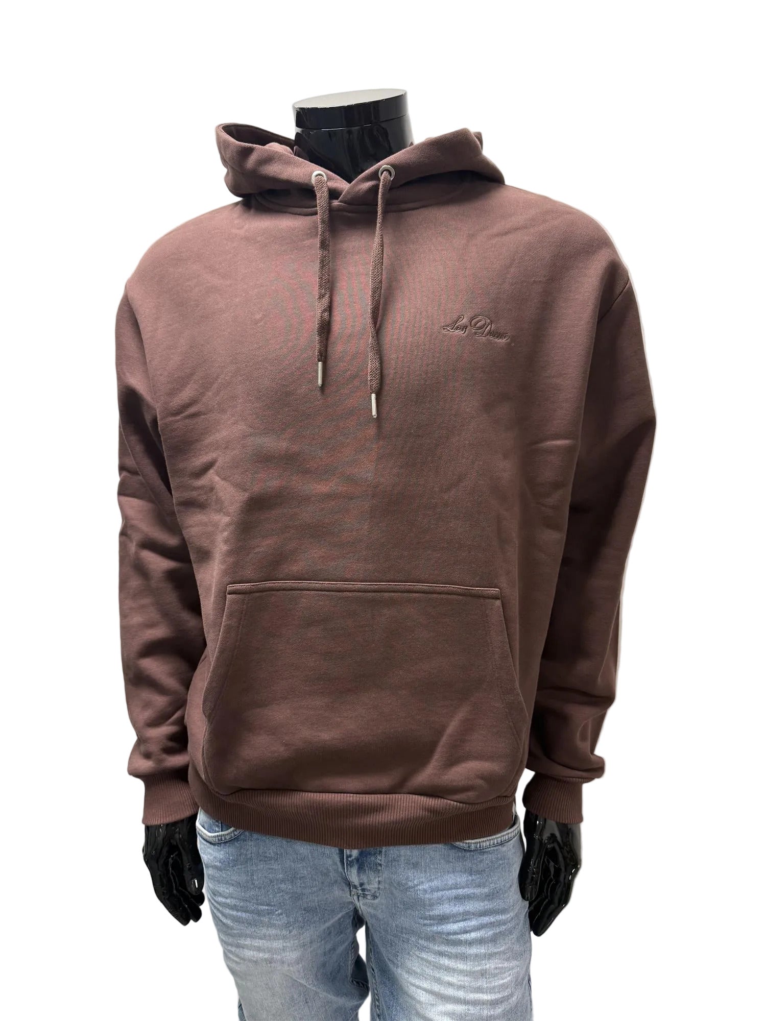 Crew Hoodie Ebony Brun