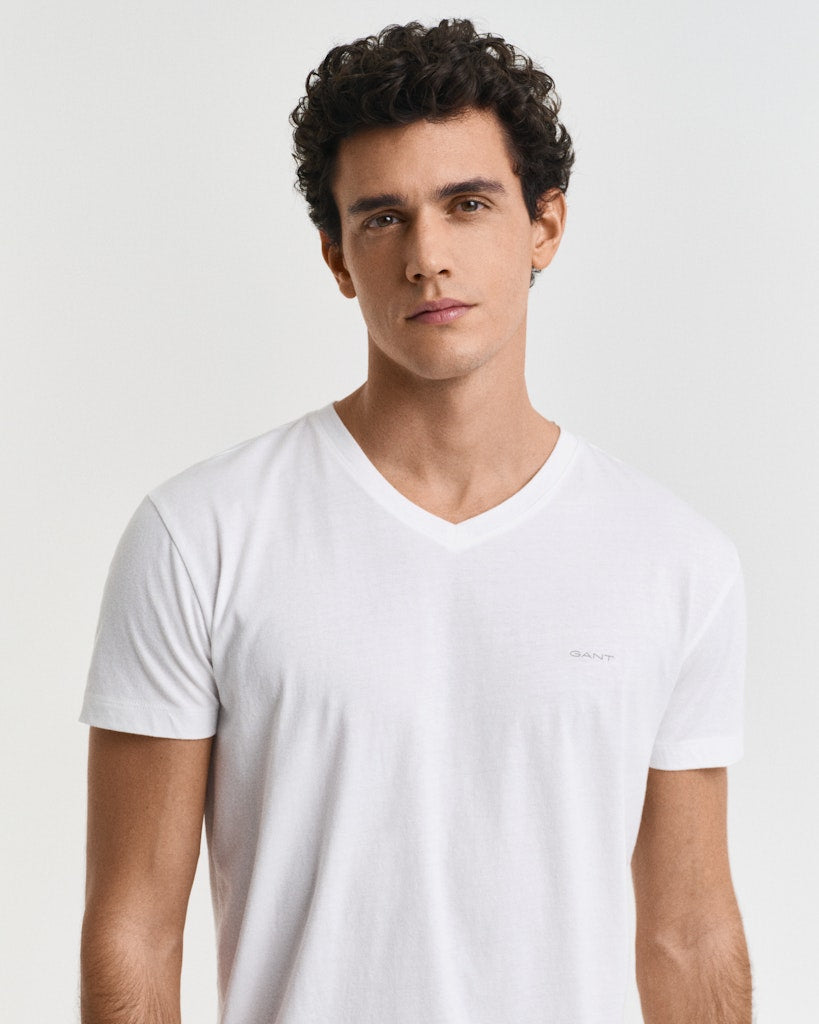 2-Pack V-Hals T-Skjorter White