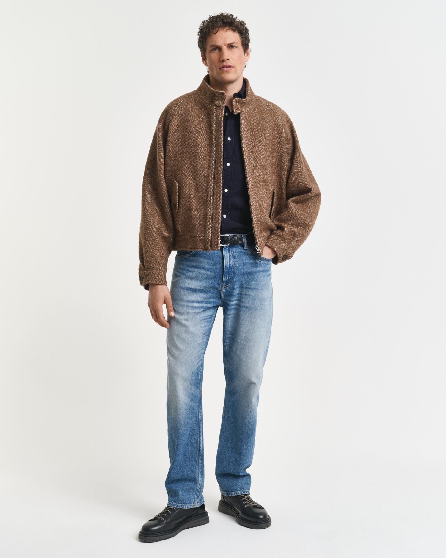 Reg Corduroy Shirt Evening Blue