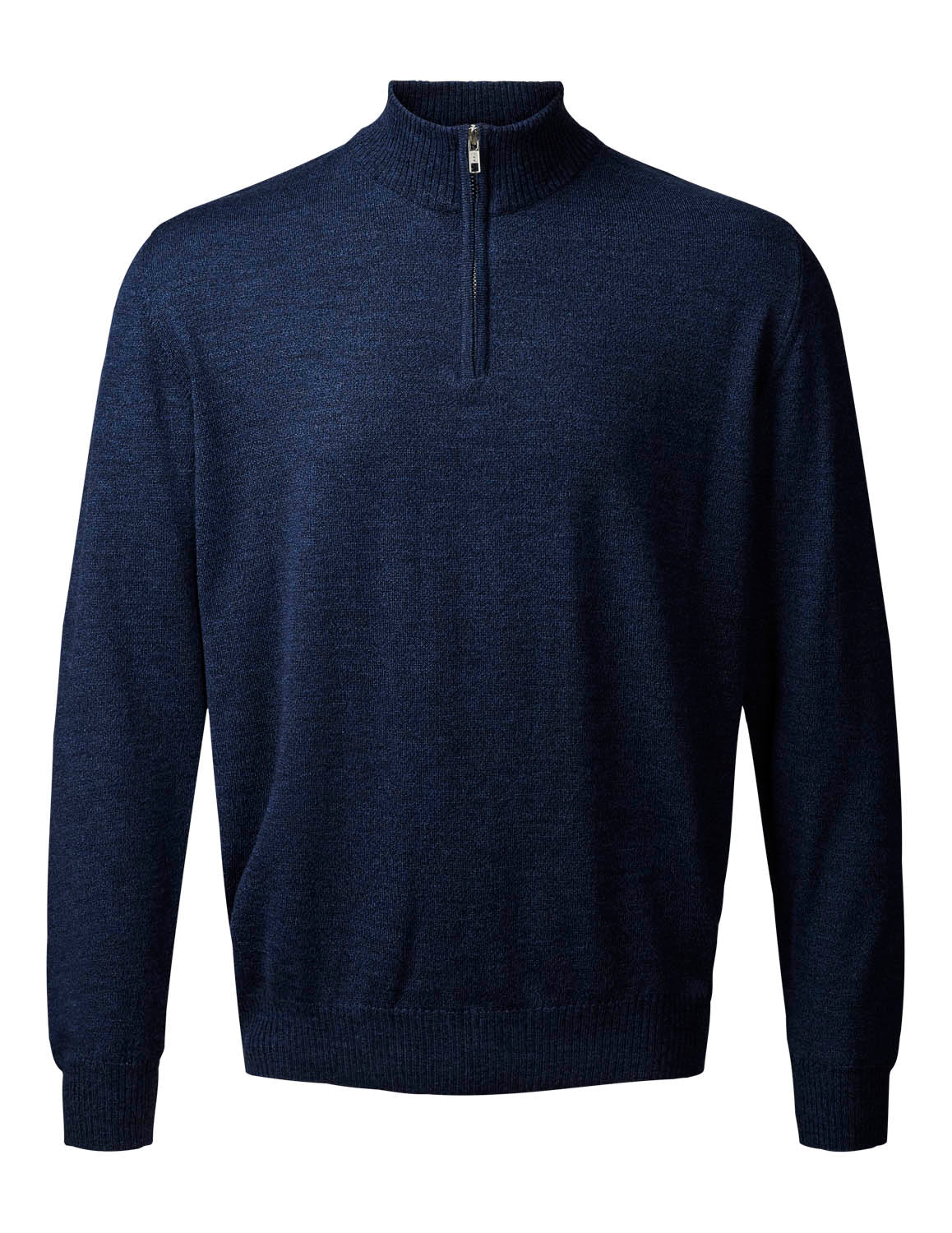 Milan Pullover 1/4 Zip Dark Blue Mouli