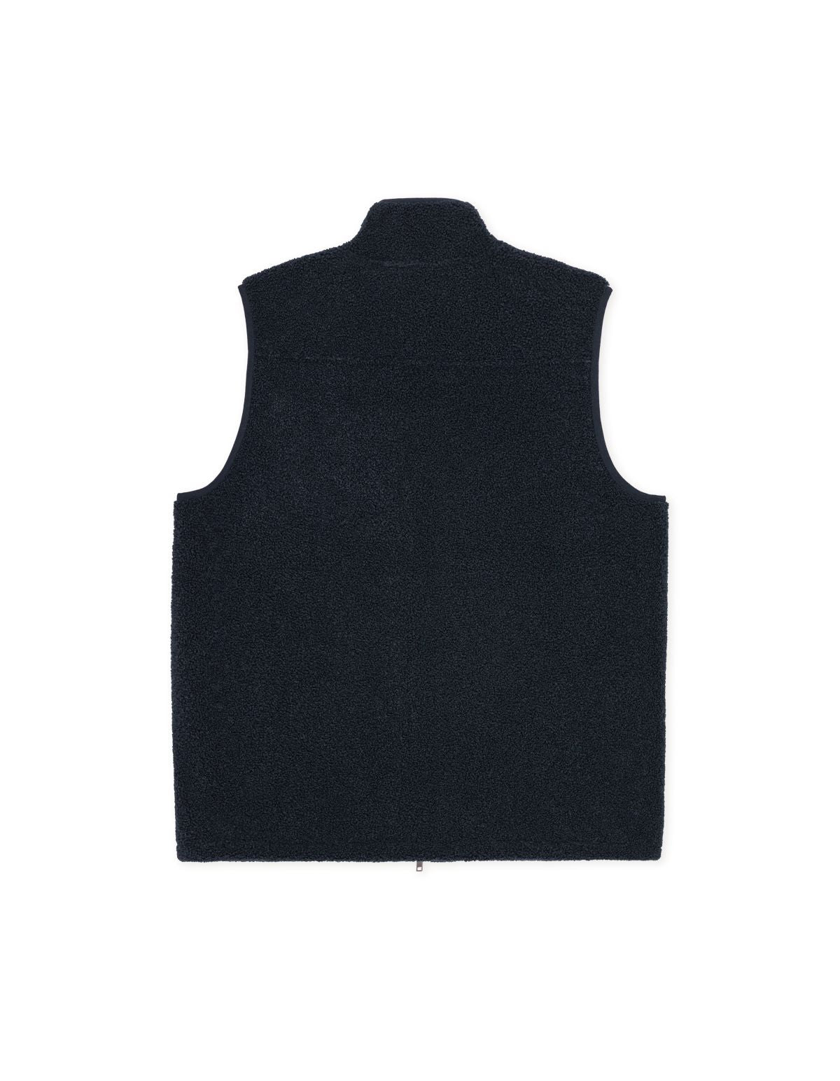 Patch Teddy Vest Dark Navy Blue