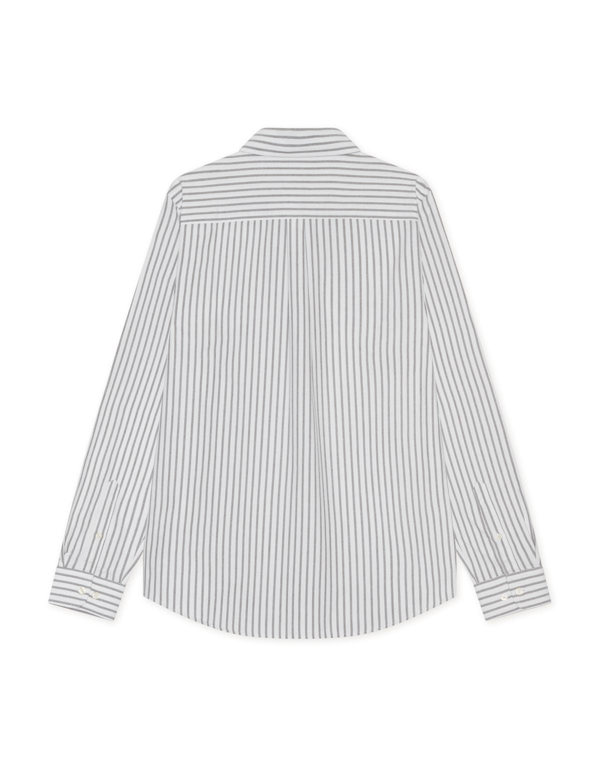 Stripe Oxford Shirt White