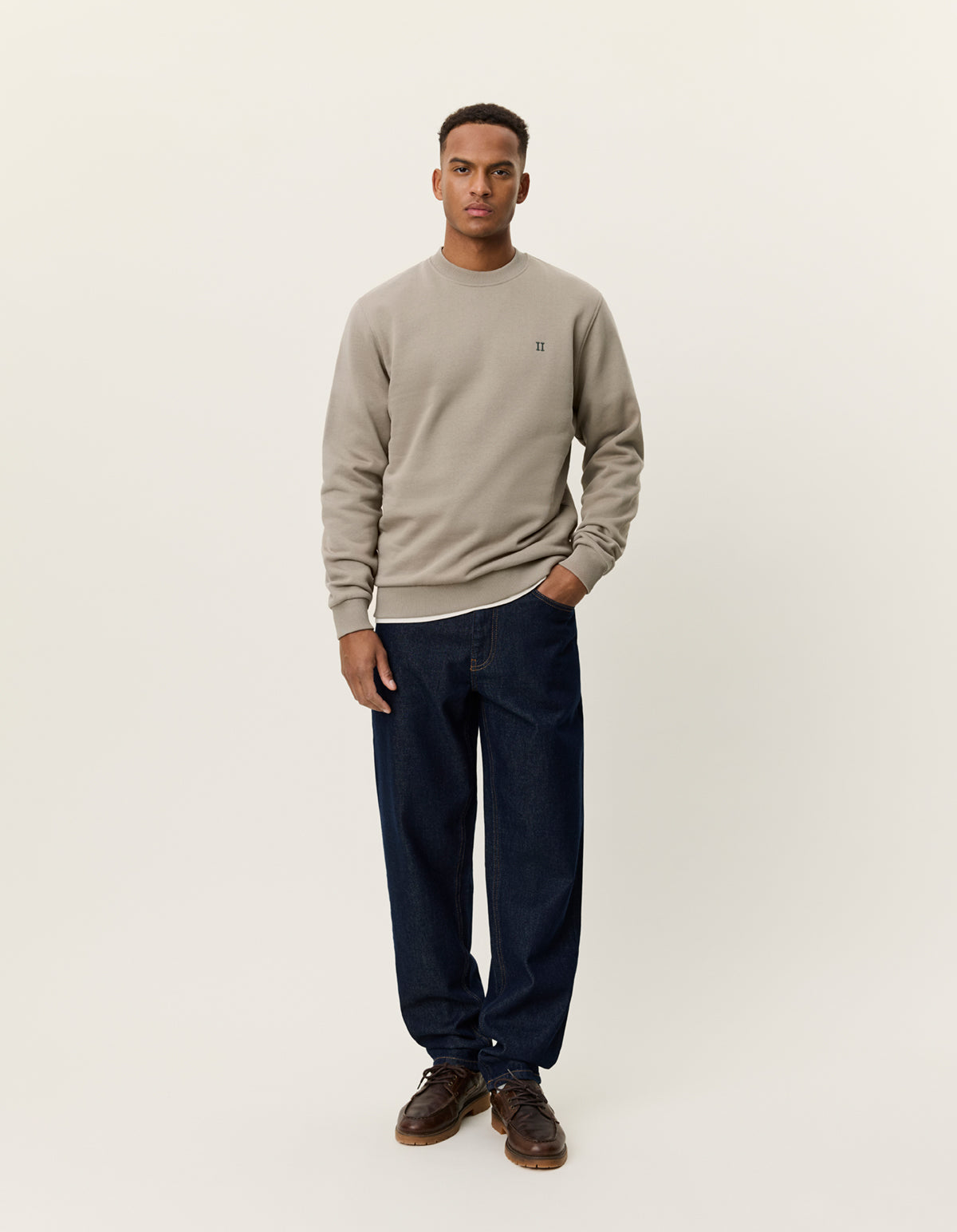 Norregaard sweatshirt Laurel Oak Sand