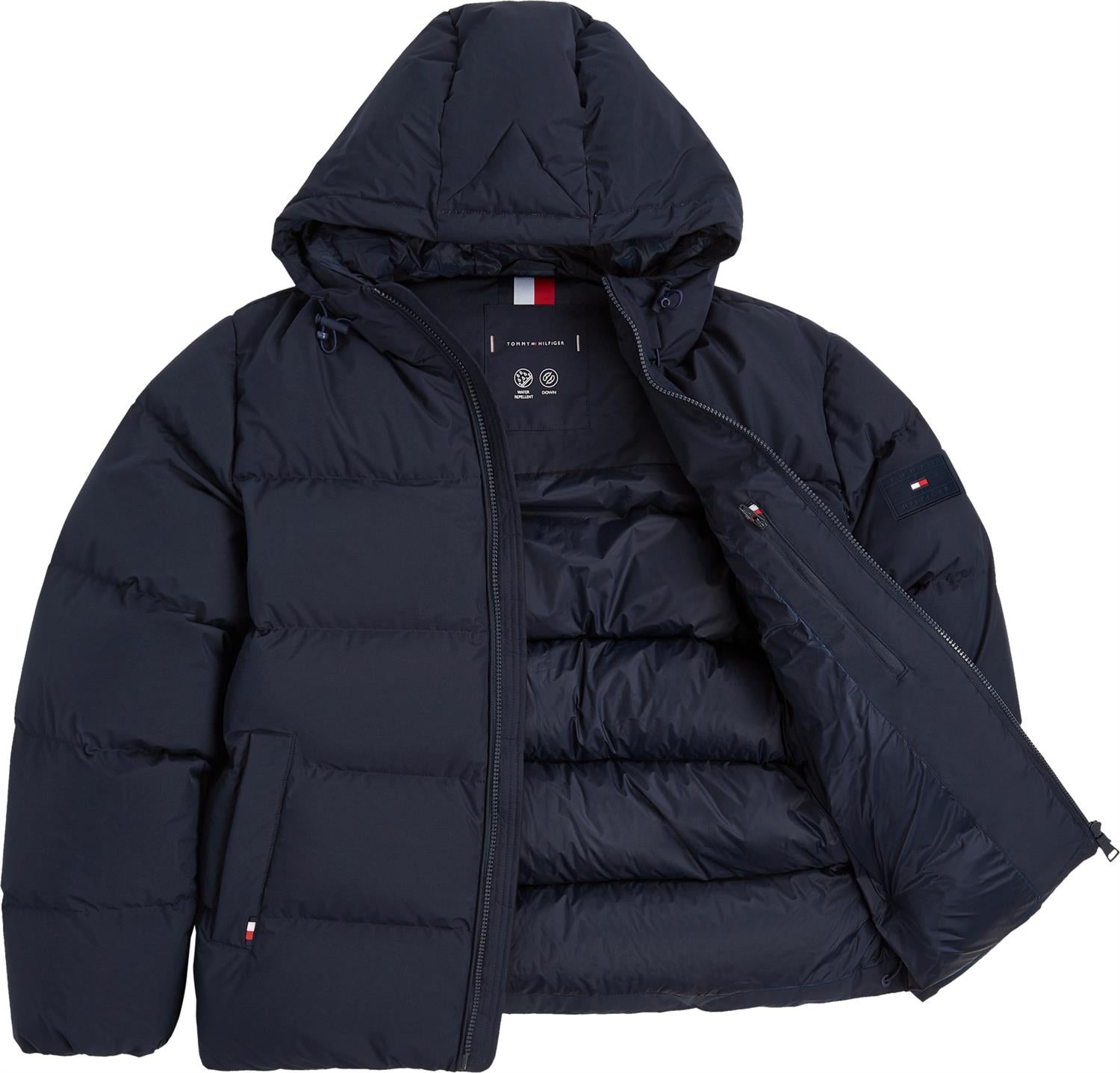 Down Hooded Puffer Jkt Desert Sky