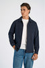 Flannel Wool Blend Cropped Length O Dk Blue Mel