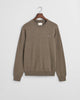 Ctn/wo C-Neck Dk Hazelnut Melange