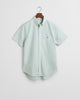 Reg Classic Oxford Stripe Ss Shirt Deep Green