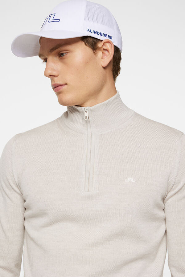 Kian zippet sweather Light Beige