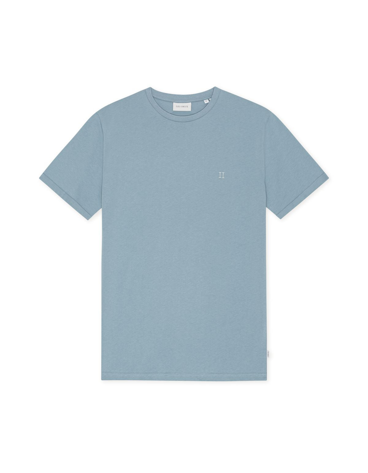 Core Contrast T-Shirt Faded Denim Blue