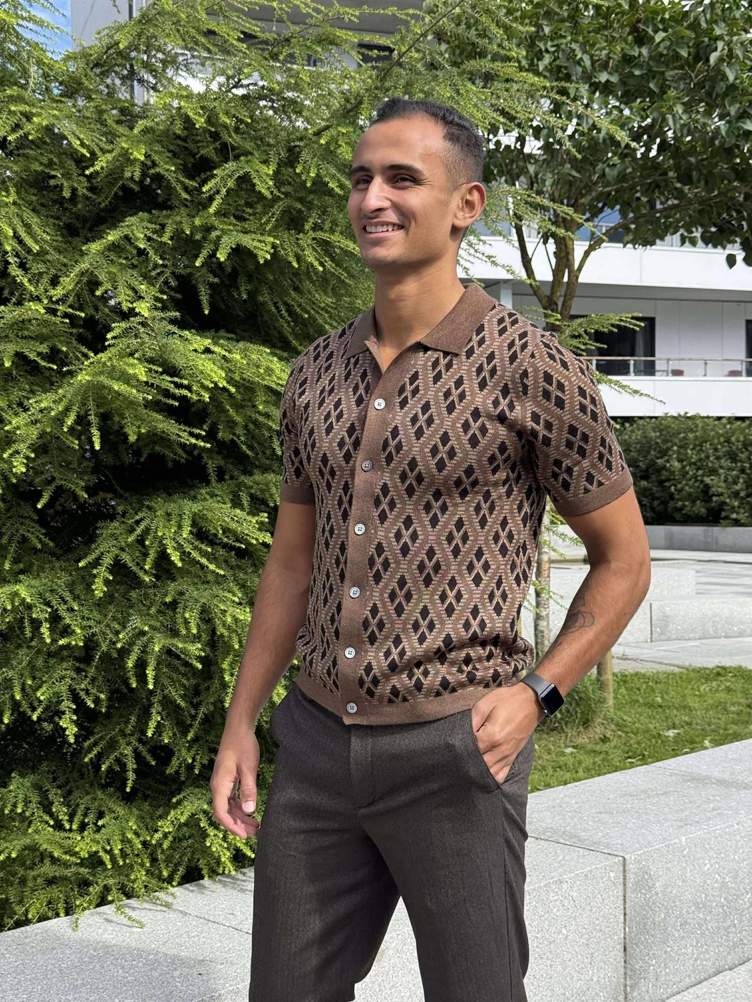 Polo Shirt Brun