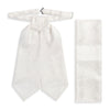 Plastron White Patterned