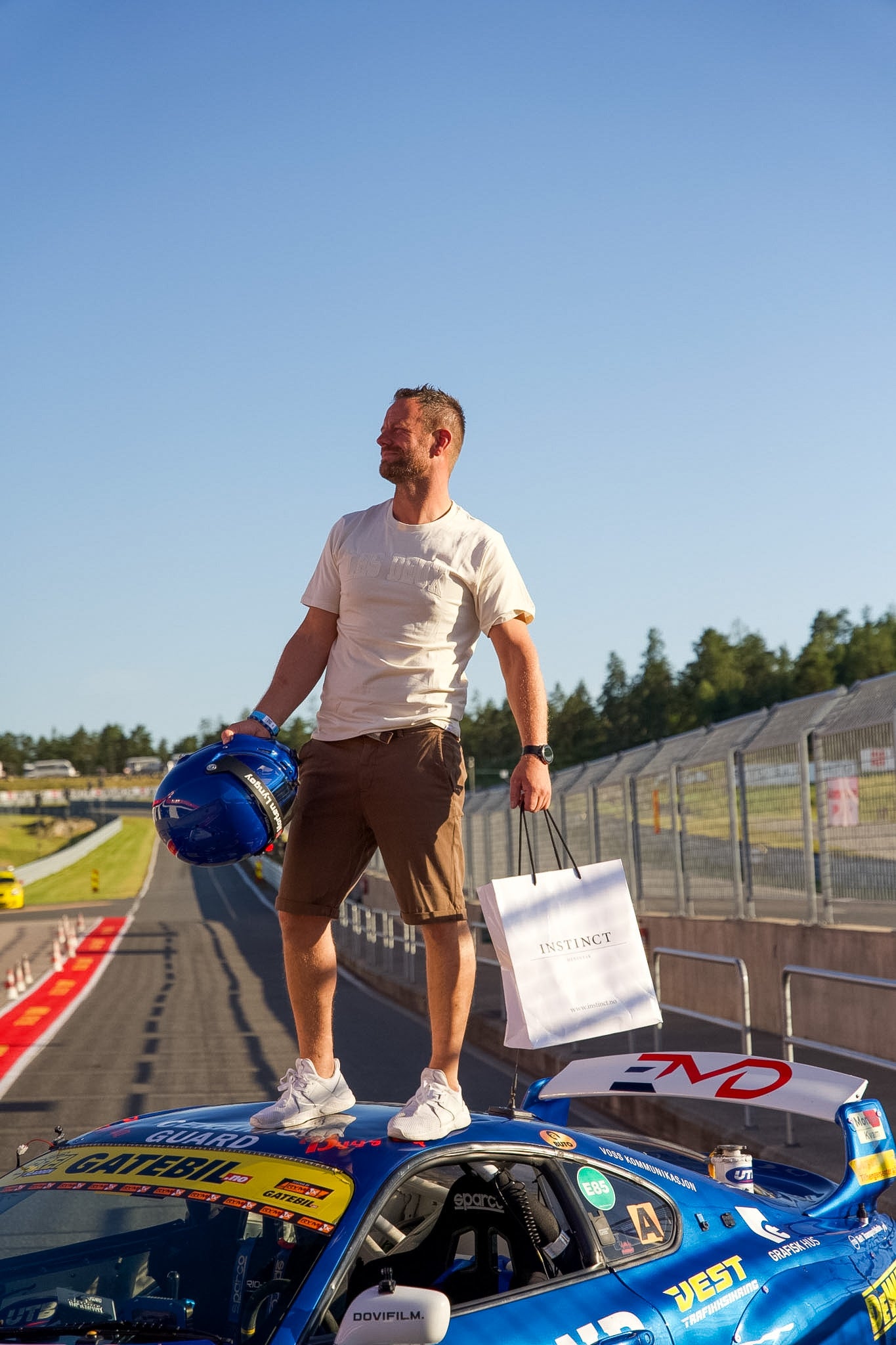 Linen/cotton shirt S/S White