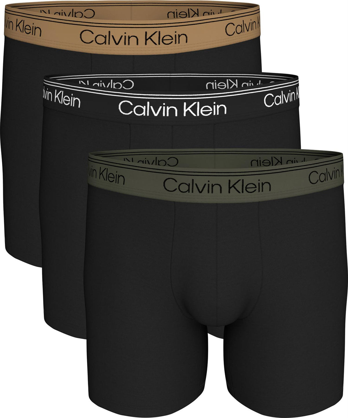 Boxer Brief 3pk Black W/ Bronze Flash Wb/Black/Oliv