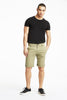 Superflex chino shorts w.belt Army