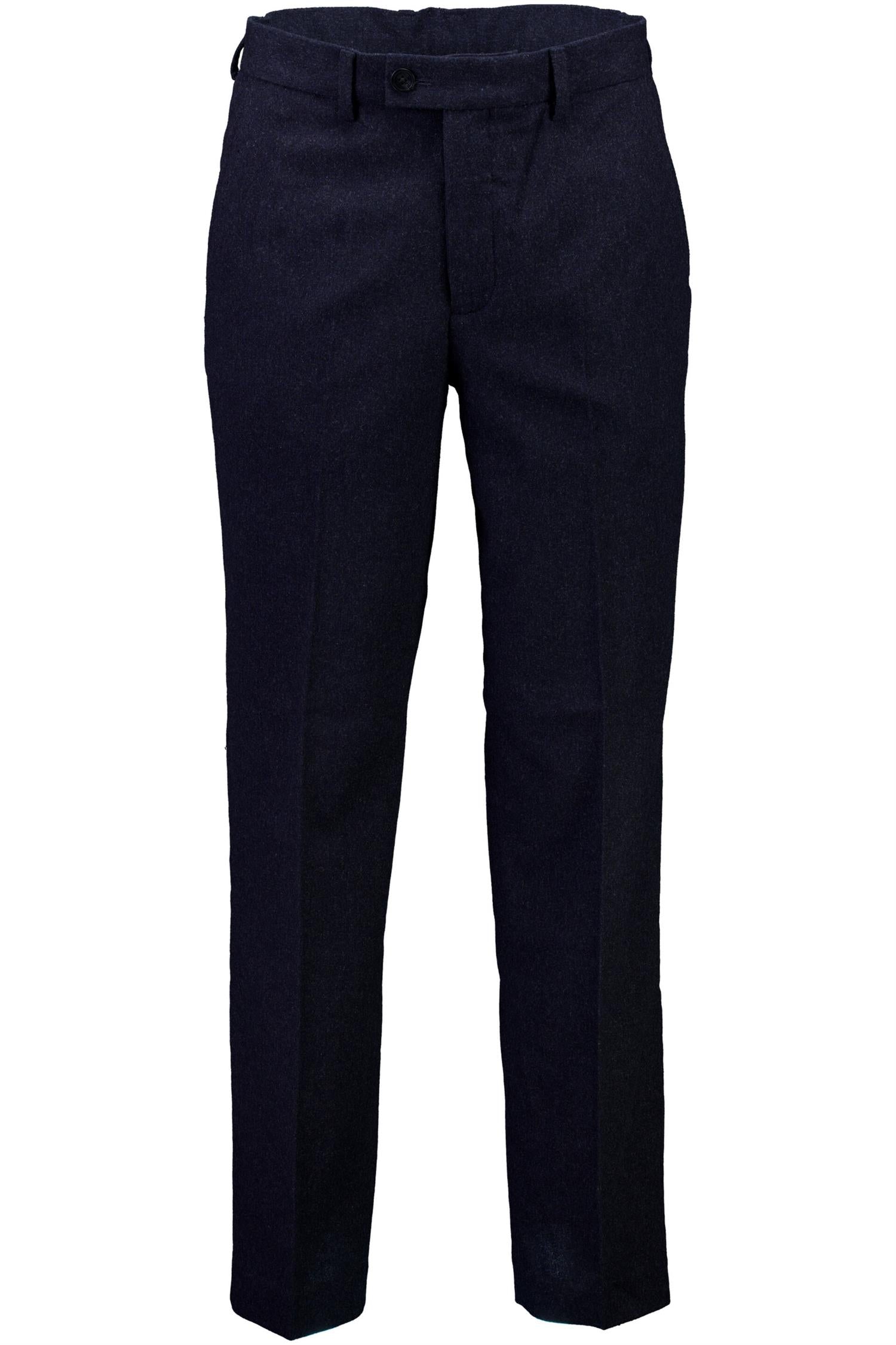 Flannel Wool Blend formal Dk Blue Mel