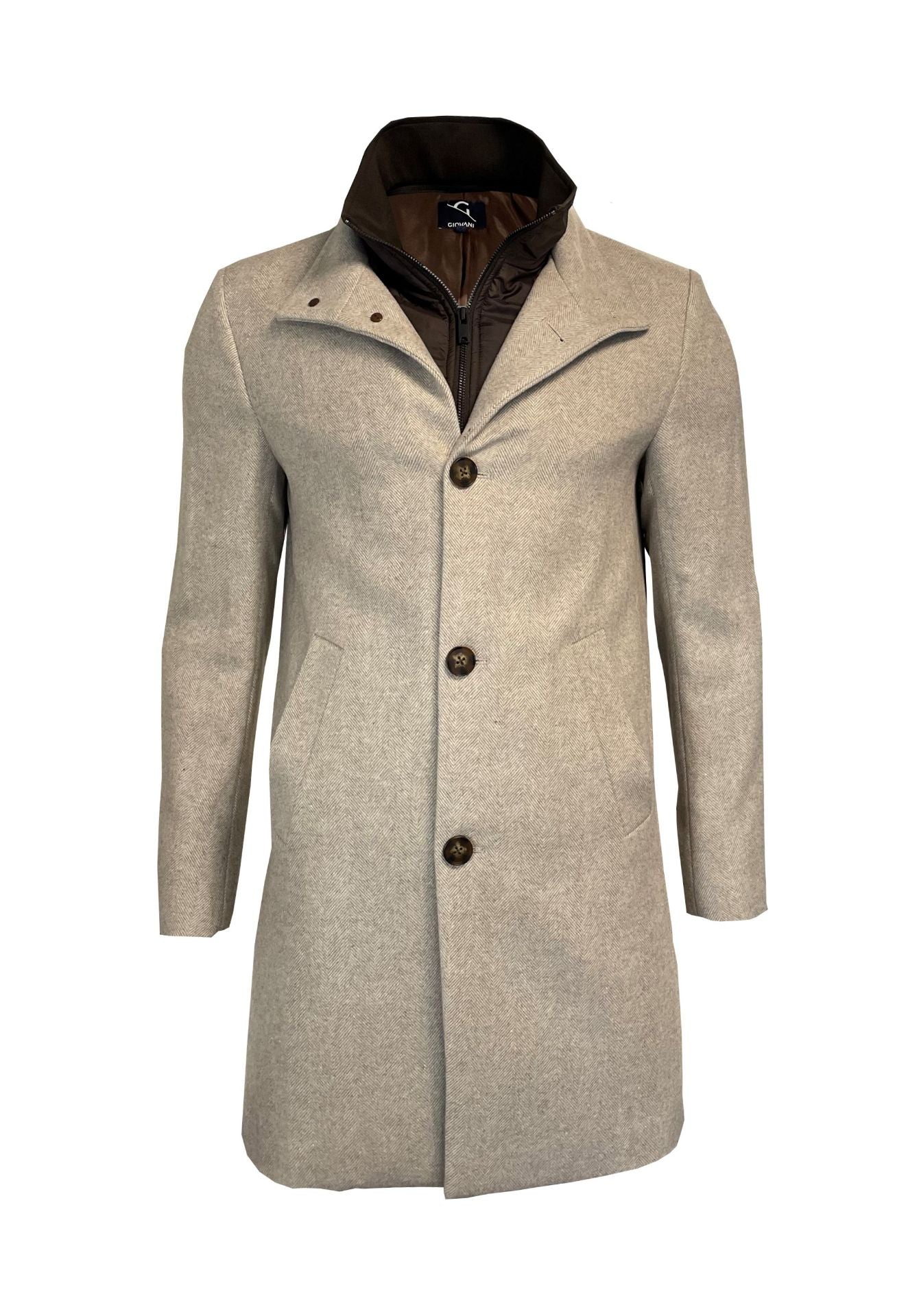 Solari coat Khaki Multi